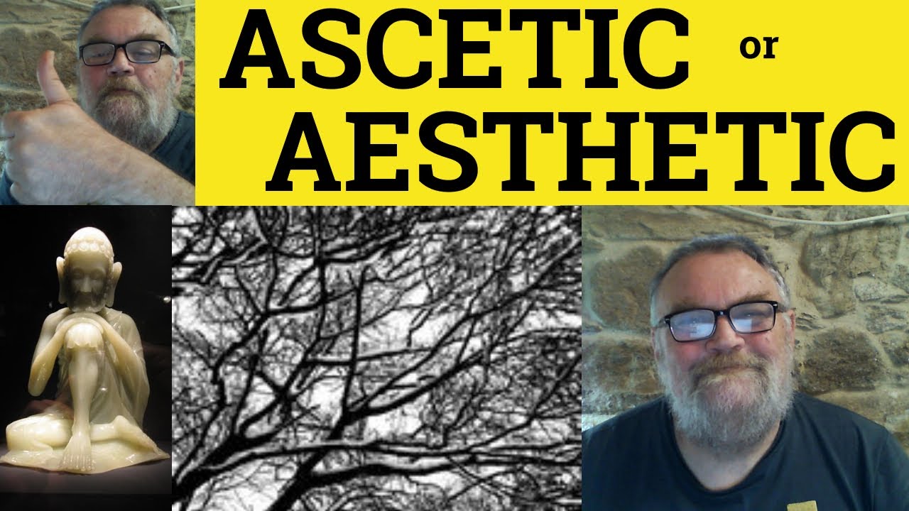 🔵 Ascetic vs Aesthetic - Ascetic Meaning - Aesthetic Examples - Asetic Definition