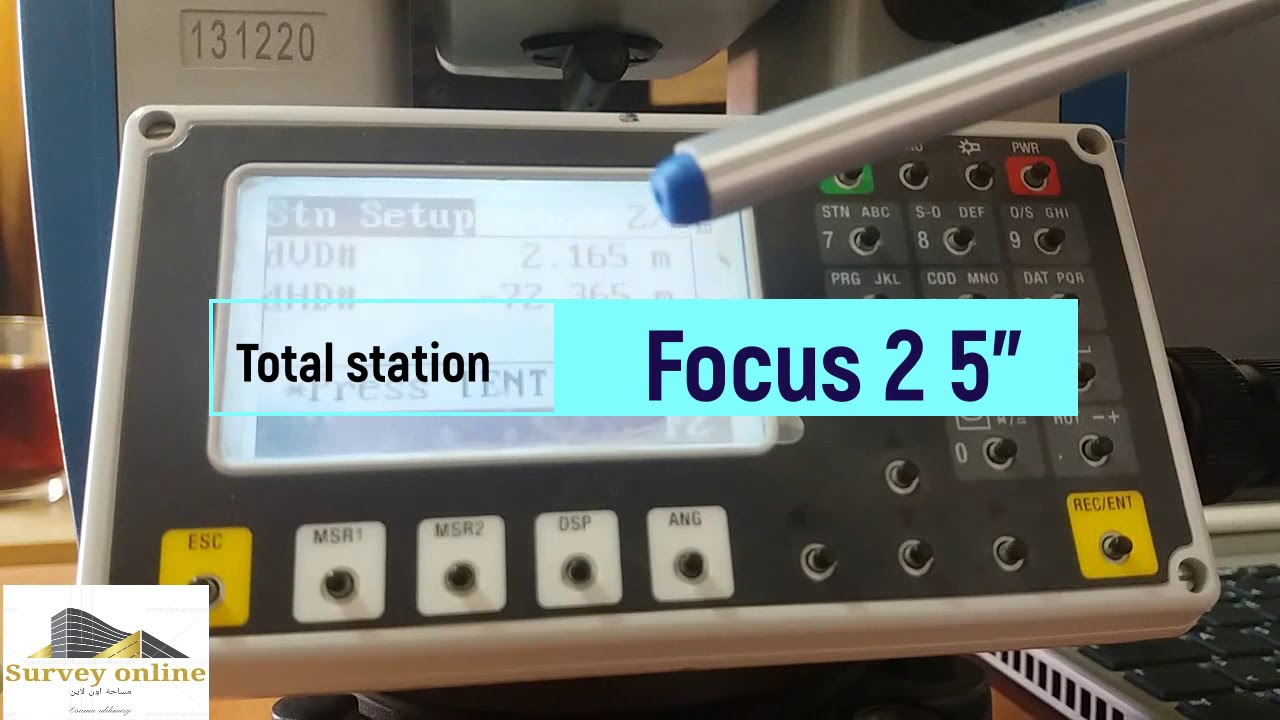 شرح جهازتوتال استيشن اسبكترا فوكس Spectra Precision Focus 2 من الالف للياء من شركه برنسوس نيكون