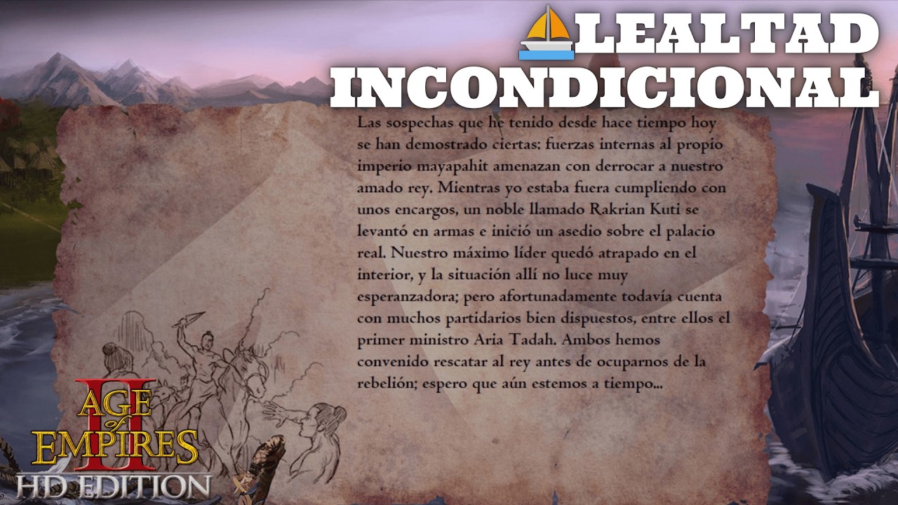 ⛵El Ascenso De Los Rajas:Gayamada- Lealtad Incondicional |AoE II HD-Campaña en Vivo[Ep.2]