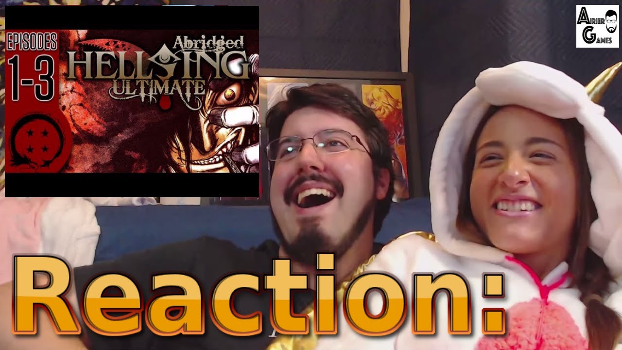 Hellsing Ultimate Abridged Eps.1-3: Давайте посмотрим #AirierReacts