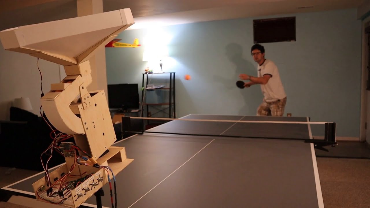I Made a Ping Pong Robot!