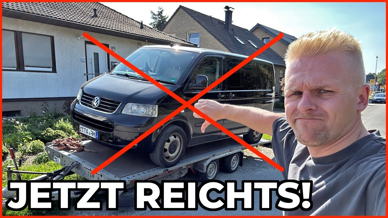 Billiger VW T5 macht mich IRRE! Ich bleibe liegen! 🤬