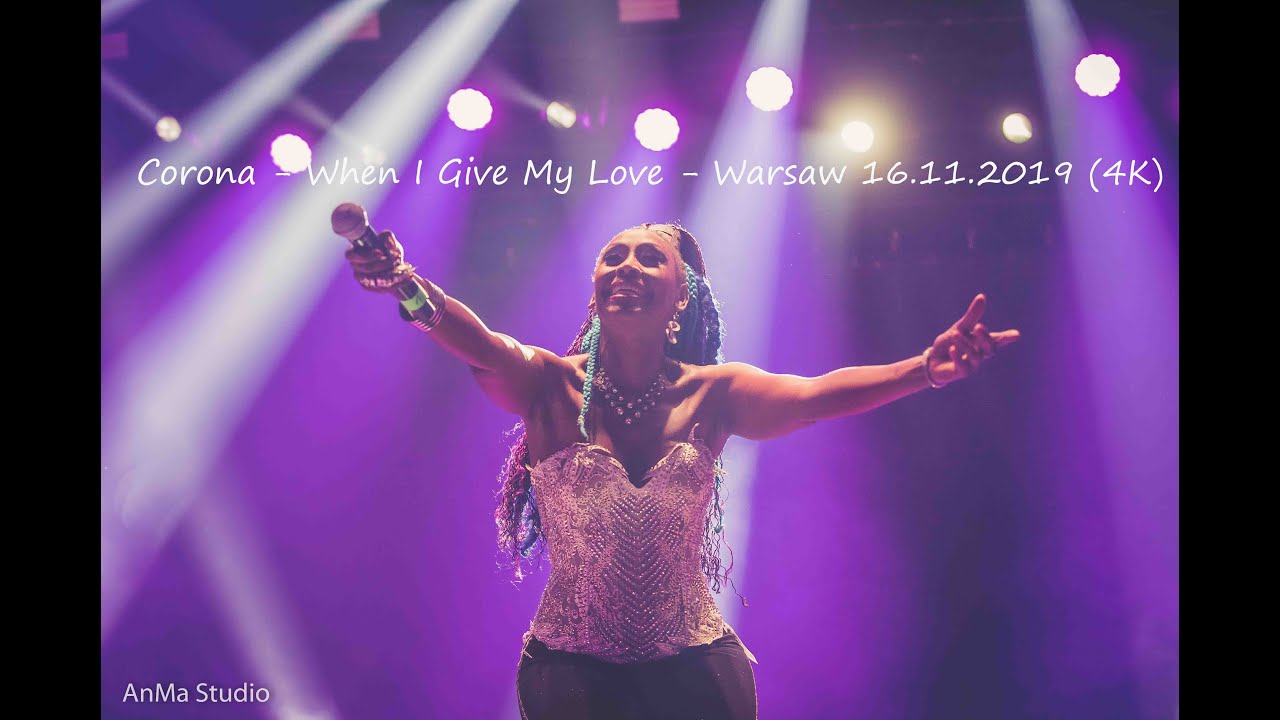 Corona - When I Give My Love - Warsaw 16.11.2019 (4K)