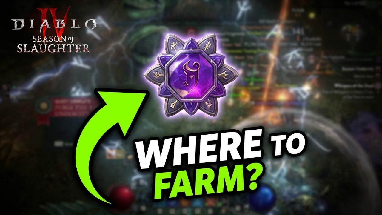 WHERE TO FARM MYTHIC SIGILS IN S13 DIABLO 4 lord of hatred?