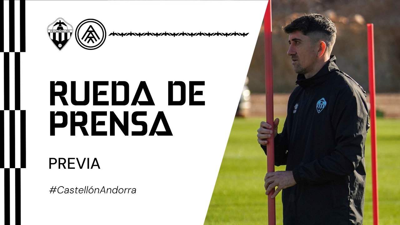 Rueda de prensa: Pablo Hernández en la previa del CD Castellón-FC Andorra (30-01-2026)