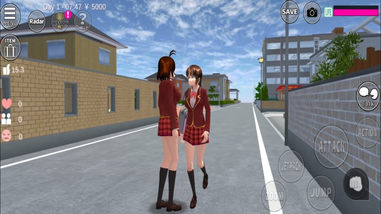 Sakura school simulator gameplay video 