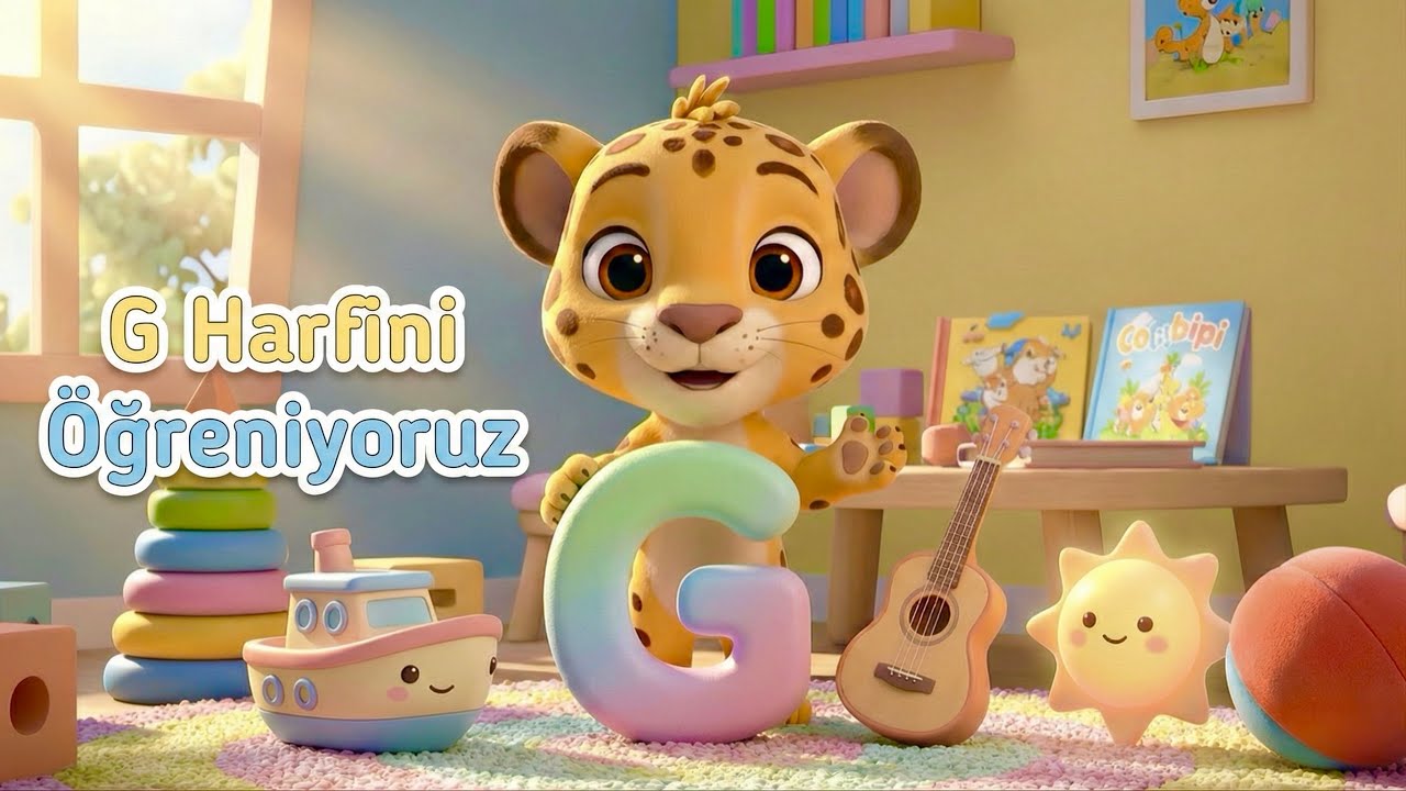 G Harfini Öğreniyoruz! 📚| Parstiko ile A’dan Z’ye Çocuk Şarkıları | Okul Öncesi 🎶
