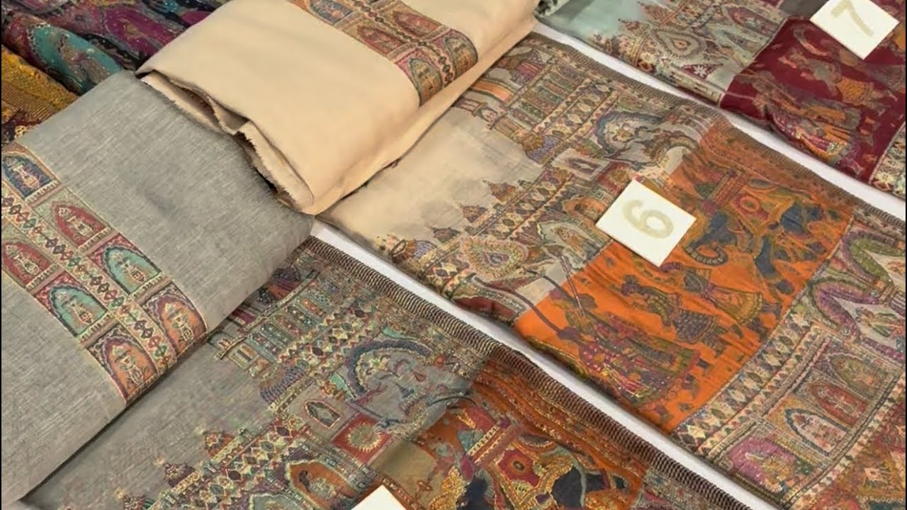 Beautiful display of barat kani suit 3 pcs 