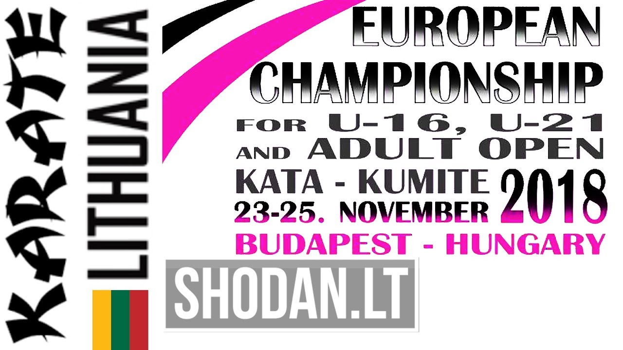 Shodan.lt Lithuania kyokushin, Road to European Karate Championship 2018