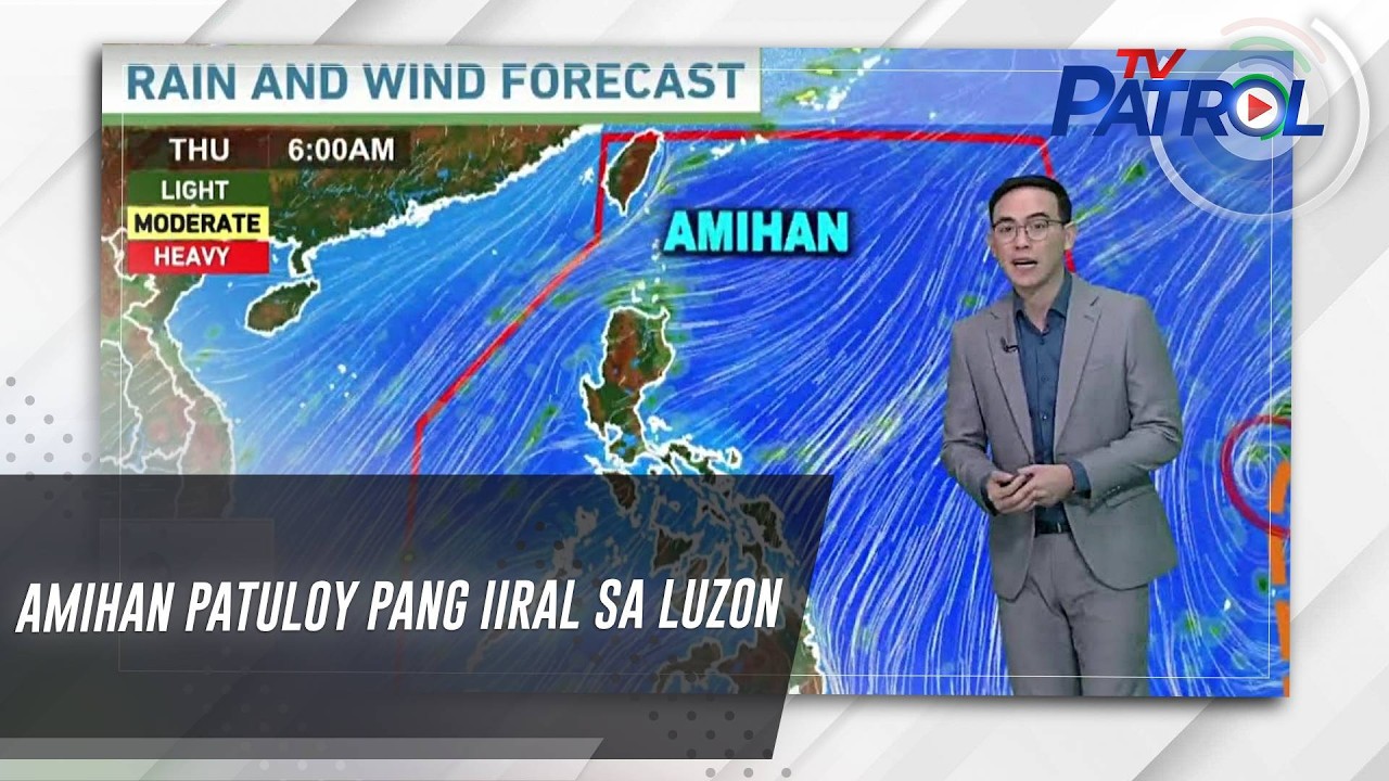 Amihan patuloy pang iiral sa Luzon