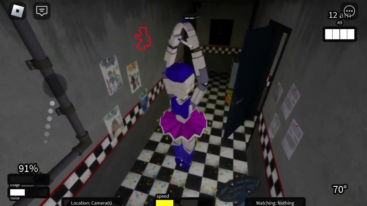 Ballora Gameplay | Ultimate Random Night | Roblox