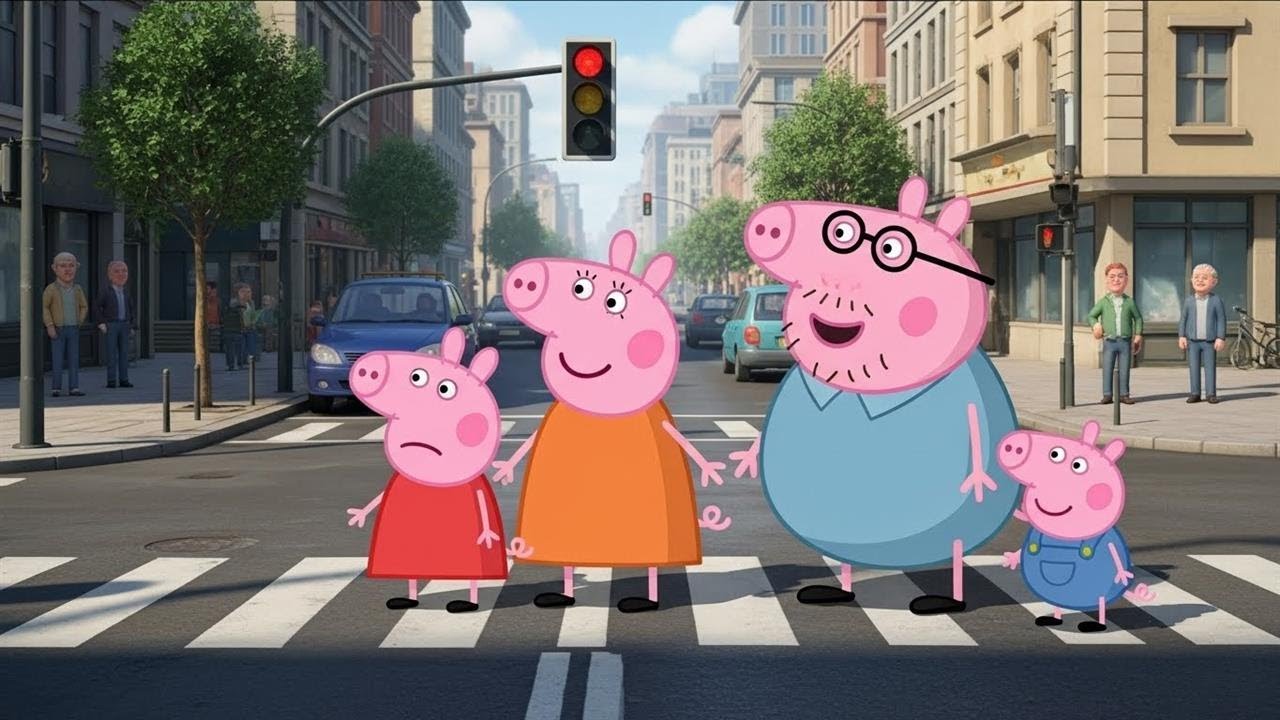 🐷🎵 פפה פיג בין אנשים | שיר מיוחד על שוני ואחדות 🌍