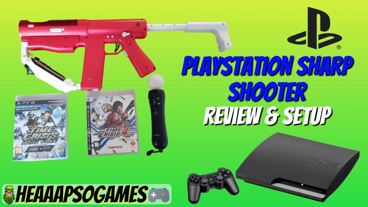 Обзор PlayStation Move Sharpshooter 2021, настройка и презентация с Time Crisis!