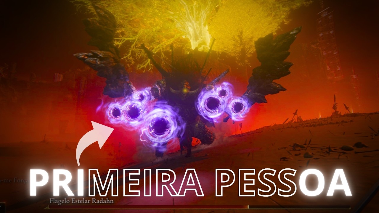 ELDEN RING EM PRIMEIRA PESSOA É OUTRO JOGO…