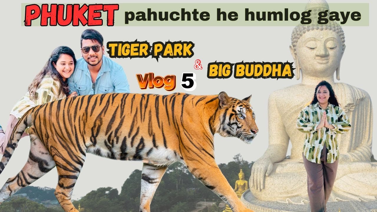 Pahuch gaye Malaysia se Thailand I Tiger Park Phuket Thailand I Big Buddha Phuket Thailand
