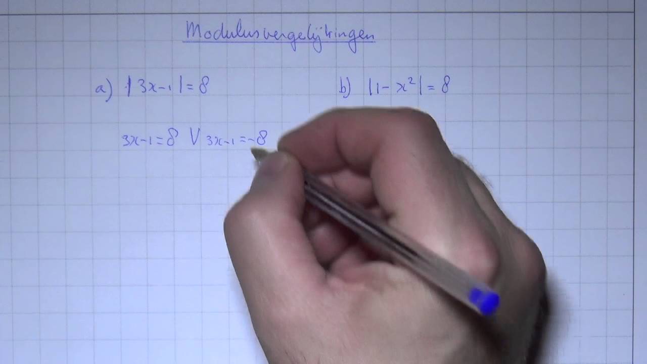 VWO4wisB_H3_5 Modulusvergelijkingen