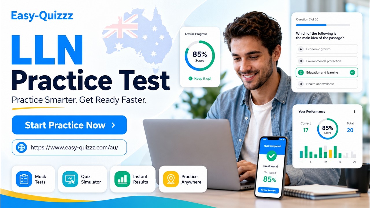 LLN Practice Test Australia: Full Prep Guide & Question Demo