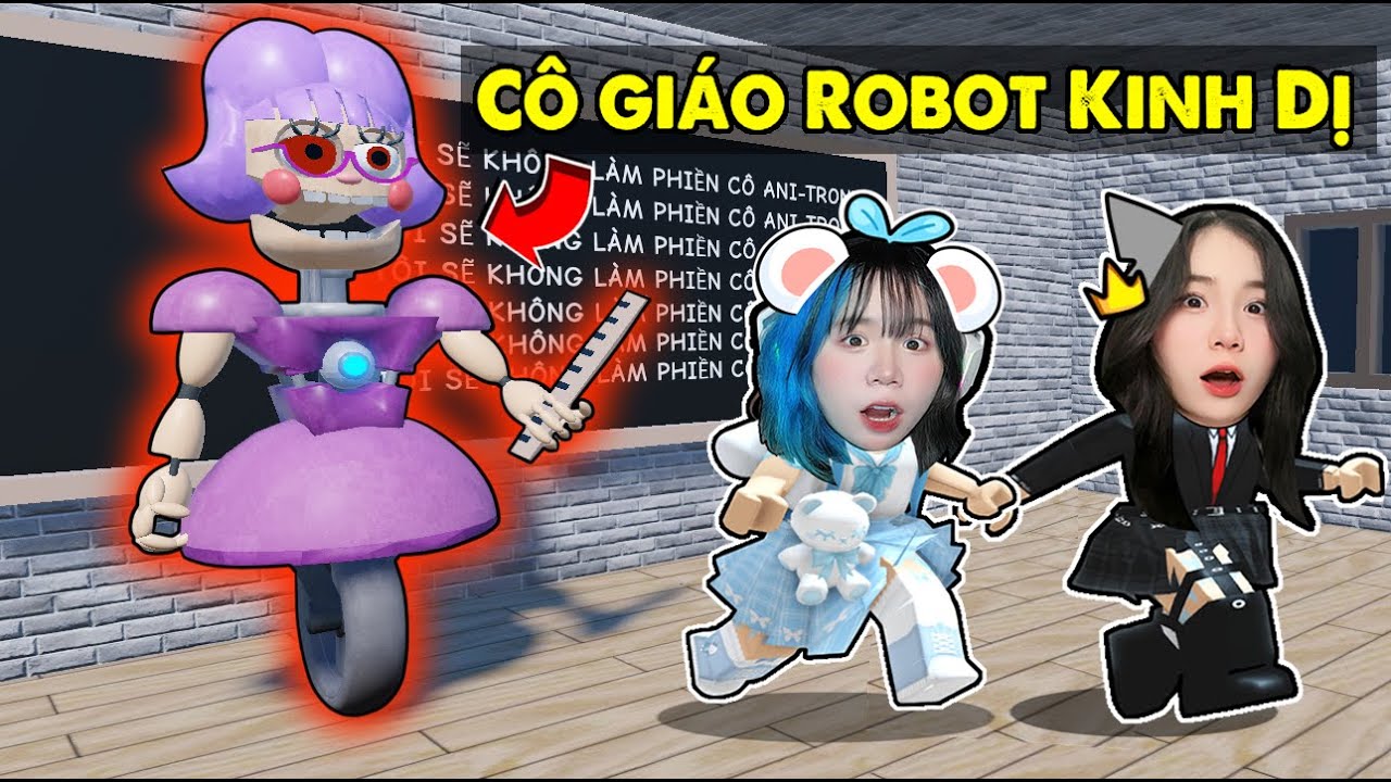 Simmy Và Sammy Khiếp Sợ Khi TRỐN KHỎI Cô Giáo kInH dị Trong Roblox 👿⁉️
