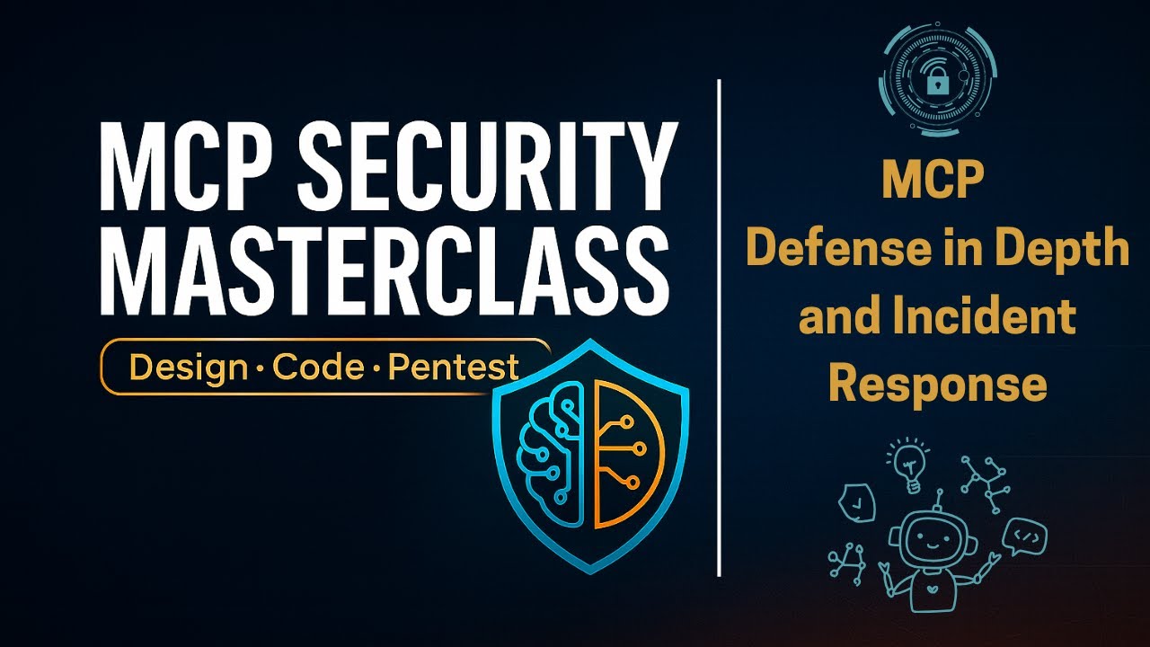 MCP Security Master Class | MCP Defense in Depth and Incident Response #mcp #mcpsecurity