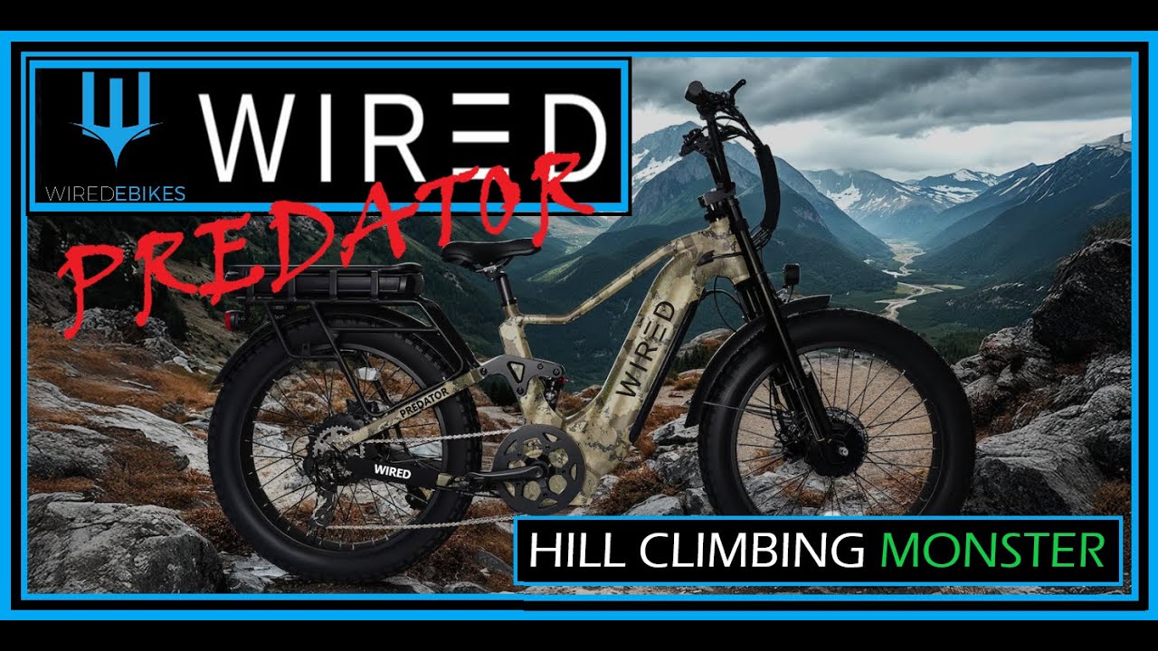 Электровелосипед Predator **AWD Hill Climbing MONSTER** 72 В, 8000 Вт+