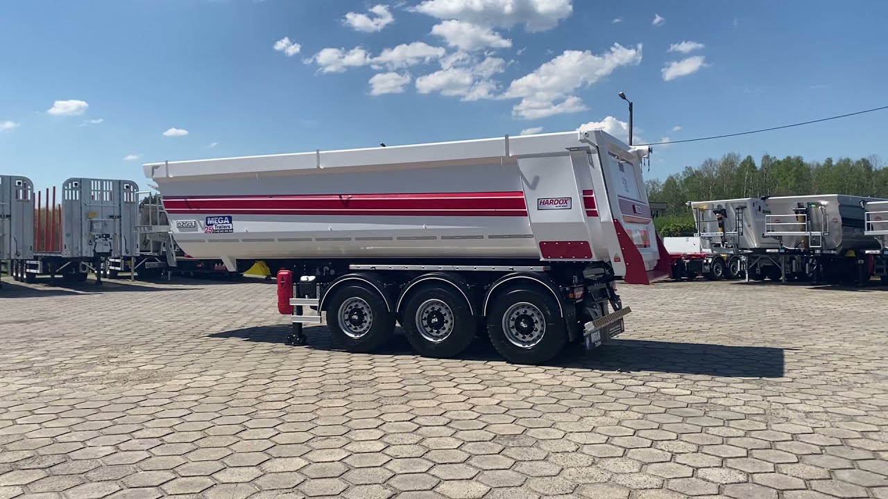 Wywrotka Mega-Trailers, stal Hardox 450, obj.30m3