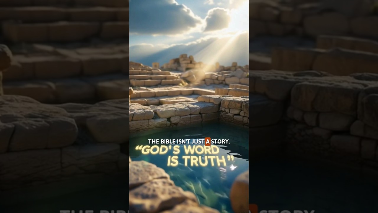 Archaeologists Uncover the Pool of Siloam &ndash; Where Jesus Healed the Blind Man! 🕊️ #BibleFacts