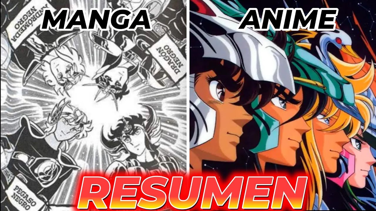 Saint Seiya: TODAS LAS DIFERENCIAS en el ARCO DEL TORNEO GALÁCTICO (Caballeros Negros)