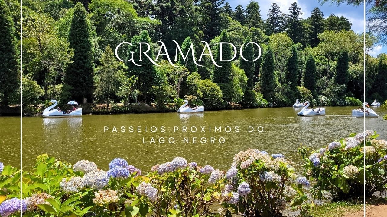 Gramado RS. Lago negro, Parque Alemanha encantada, Mini mundo, Le jardin, Cristais de Gramado e mais