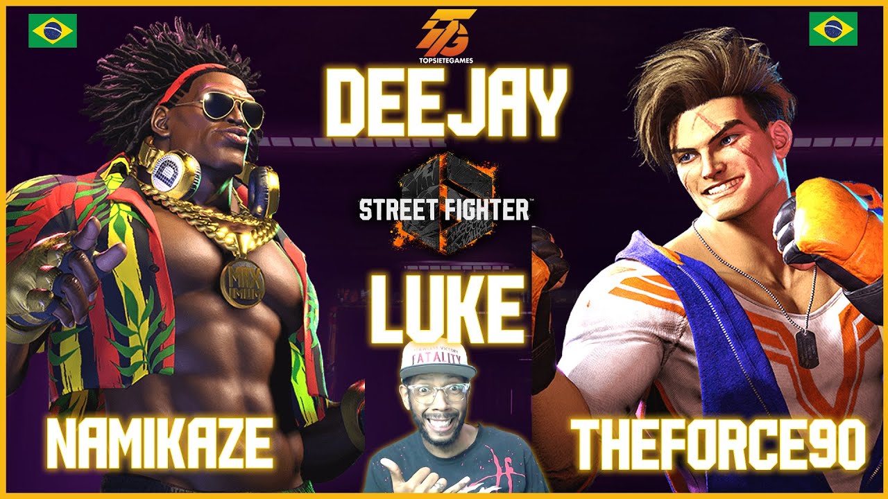 SF6➣ NAMIKAZE VS THEFORCE90 - DEE JAY VS LUKE - DjOn6 Comentando【Street Fighter 6】