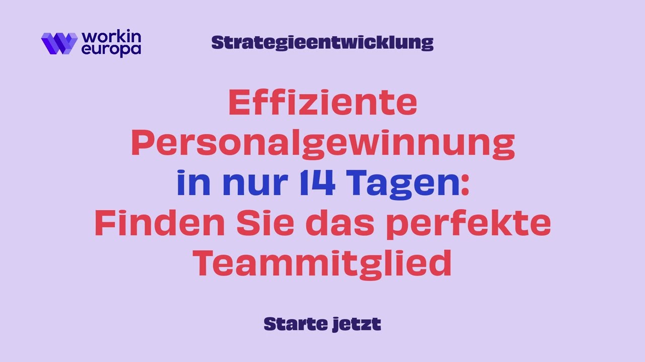 Erstgespr&auml;ch Personalgewinnung