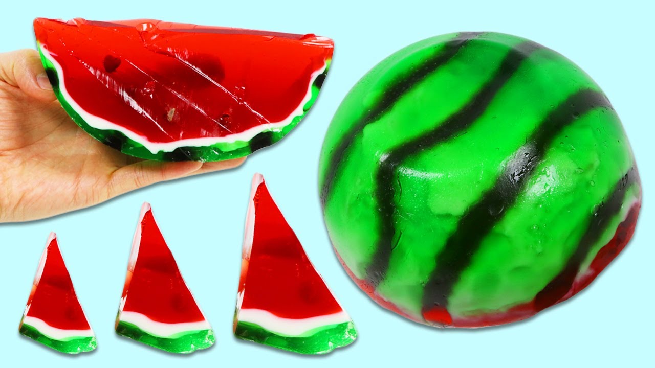 How to Make a Huge Gummy Jello Watermelon!