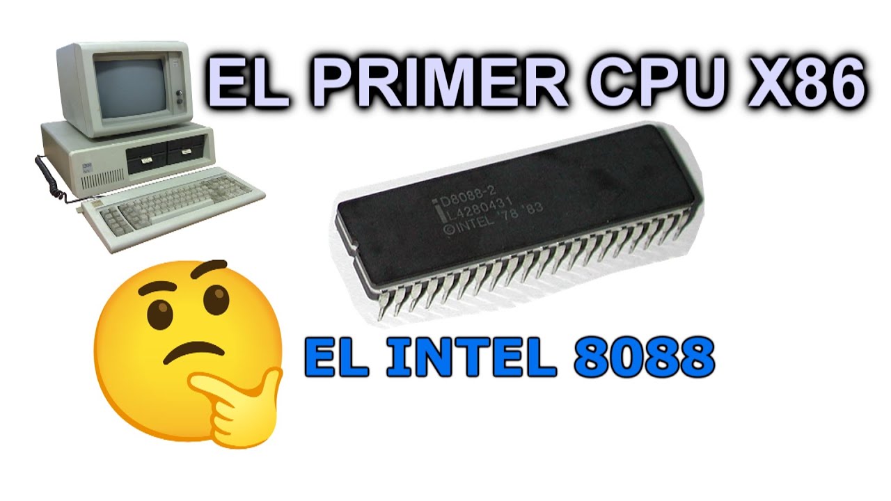 Como hacer funcionar el primer microprocesador x86 de la historia, el Intel 8088🤔Electrónica digital