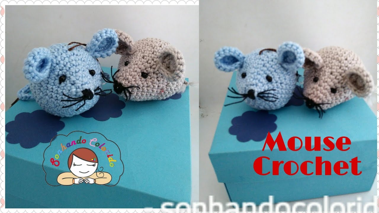 Ratinho Amigurumi para iniciantes🐭Mouse🐭