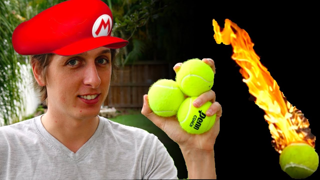 Real-life Mario Fireballs ---- SMS#1
