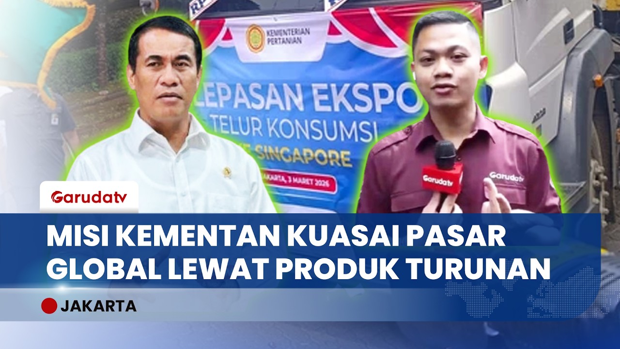 Kementan Ekspor Produk Unggas, Didukung Penuh Presiden Prabowo