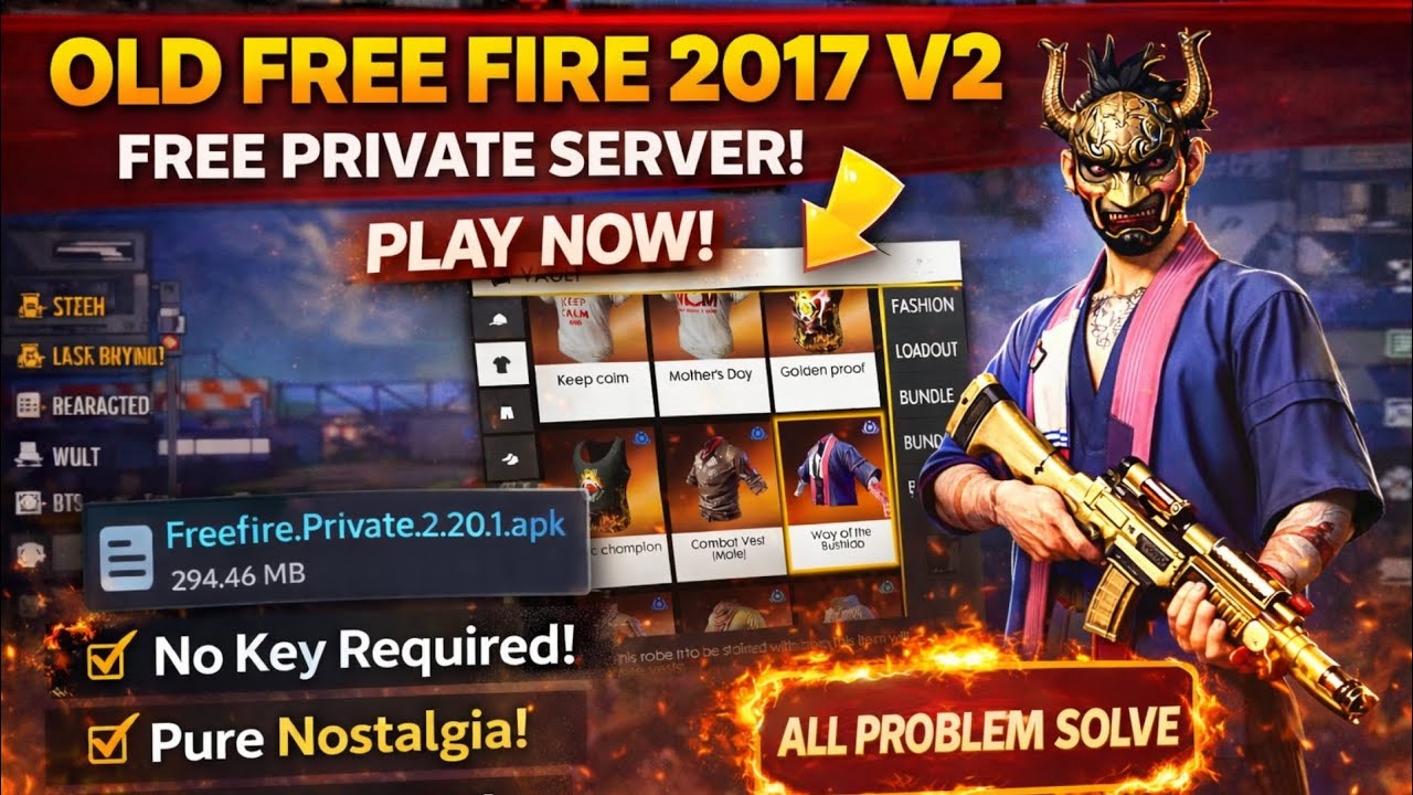 🔥 OLD FREE FIRE 2017 V2 RELEASE 🔥 | All Problems Solved | Full Nostalgia Gameplay #freefireold