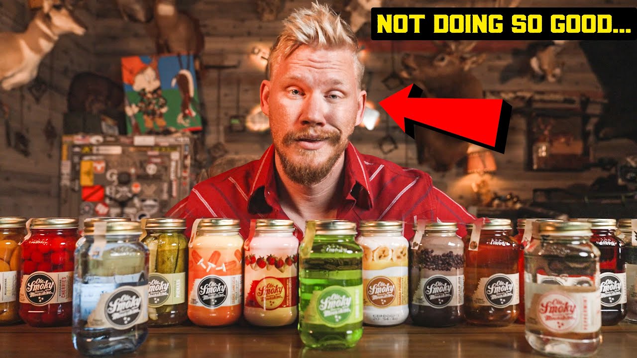 Trying EVERY Moonshine Flavor and Ranking them!!