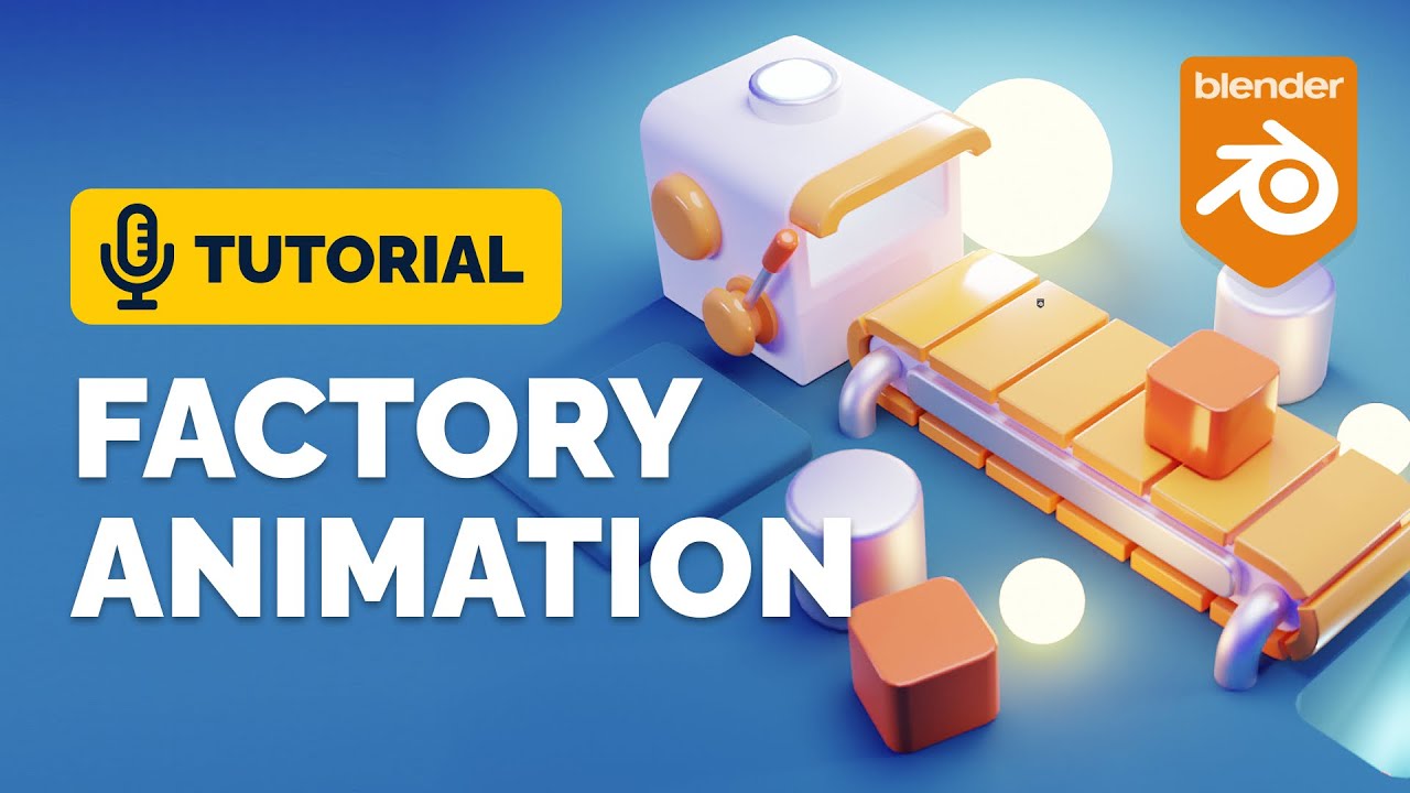 Урок анимации Blender Factory | Polygon Runway