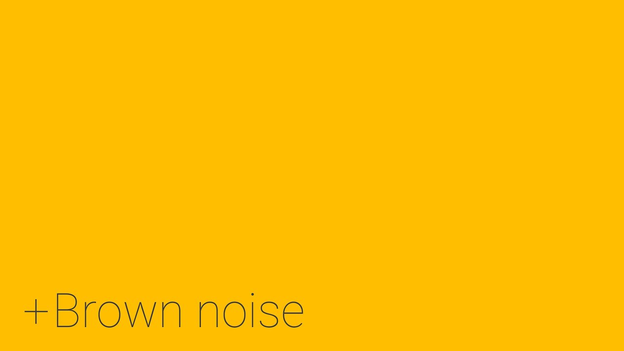 Soft Amber Night Light 🌙 10 Hours | Brown Noise for Sleep, Relaxation & Anxiety Relief | No Flicker
