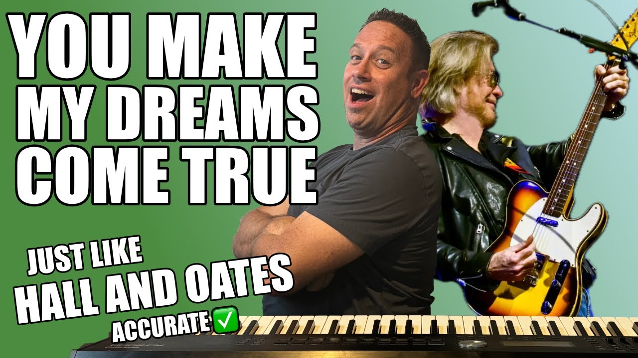 Научитесь играть на пианино | You Make My Dreams Come True - Hall and Oates | Точный урок |