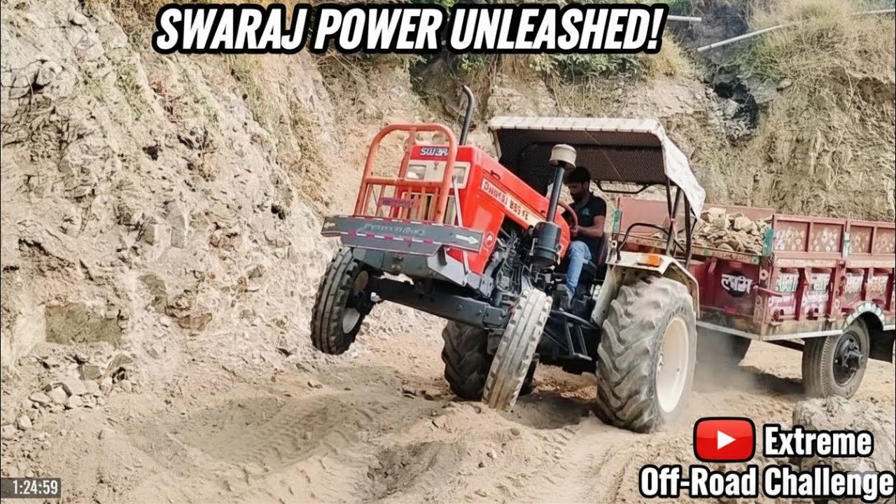 Swaraj 855 FE full video loded trally #jcbbaba #jcb #tractor #excavator 