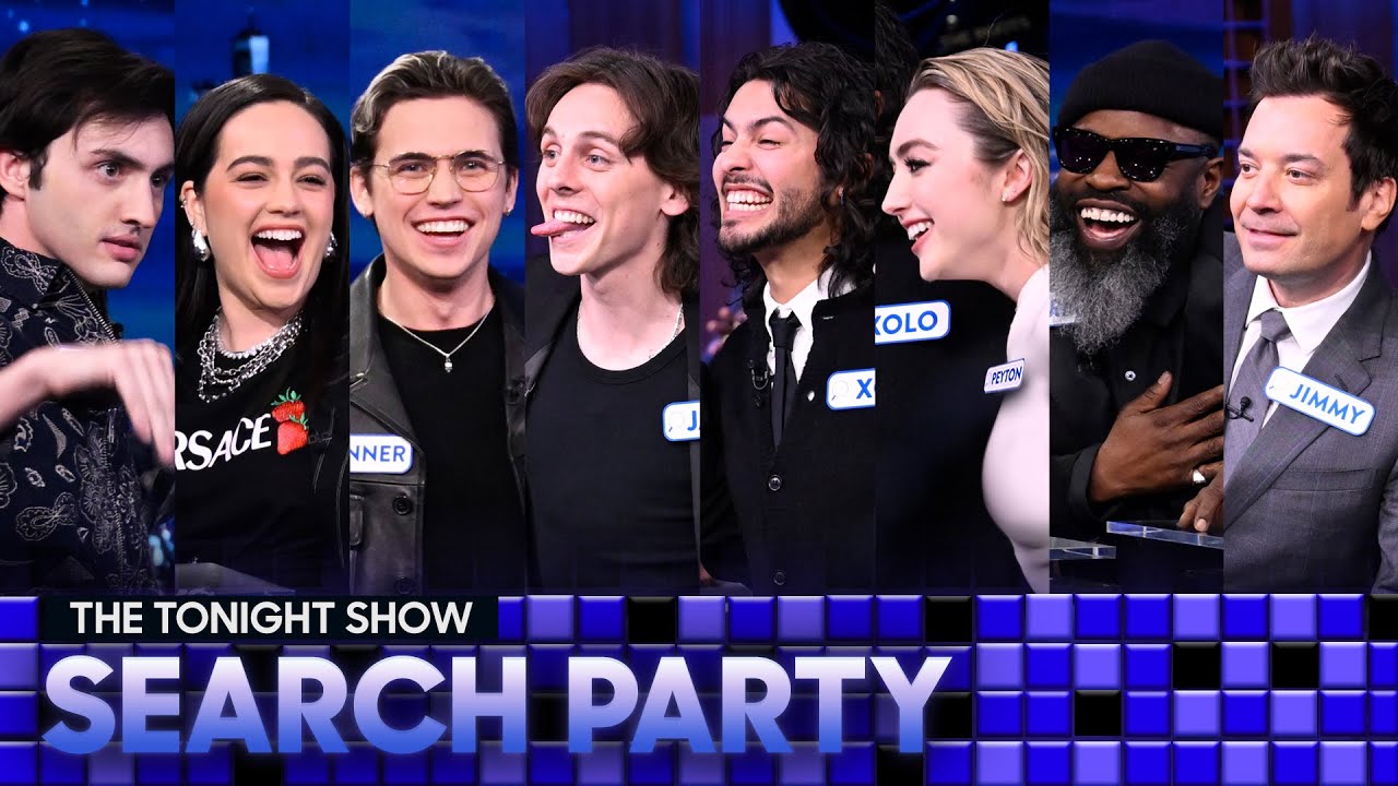 Tonight Show Search Party with the Cast of Cobra Kai | The Tonight Show Starring Jimmy Fallon