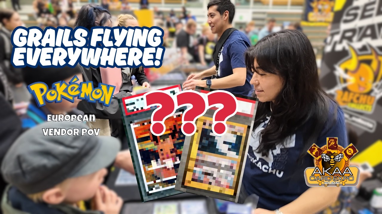 POKEMON GRAILS MOVING IN FINLAND | European Pokemon Vendor POV | Akaa Card Expo Pt. 2