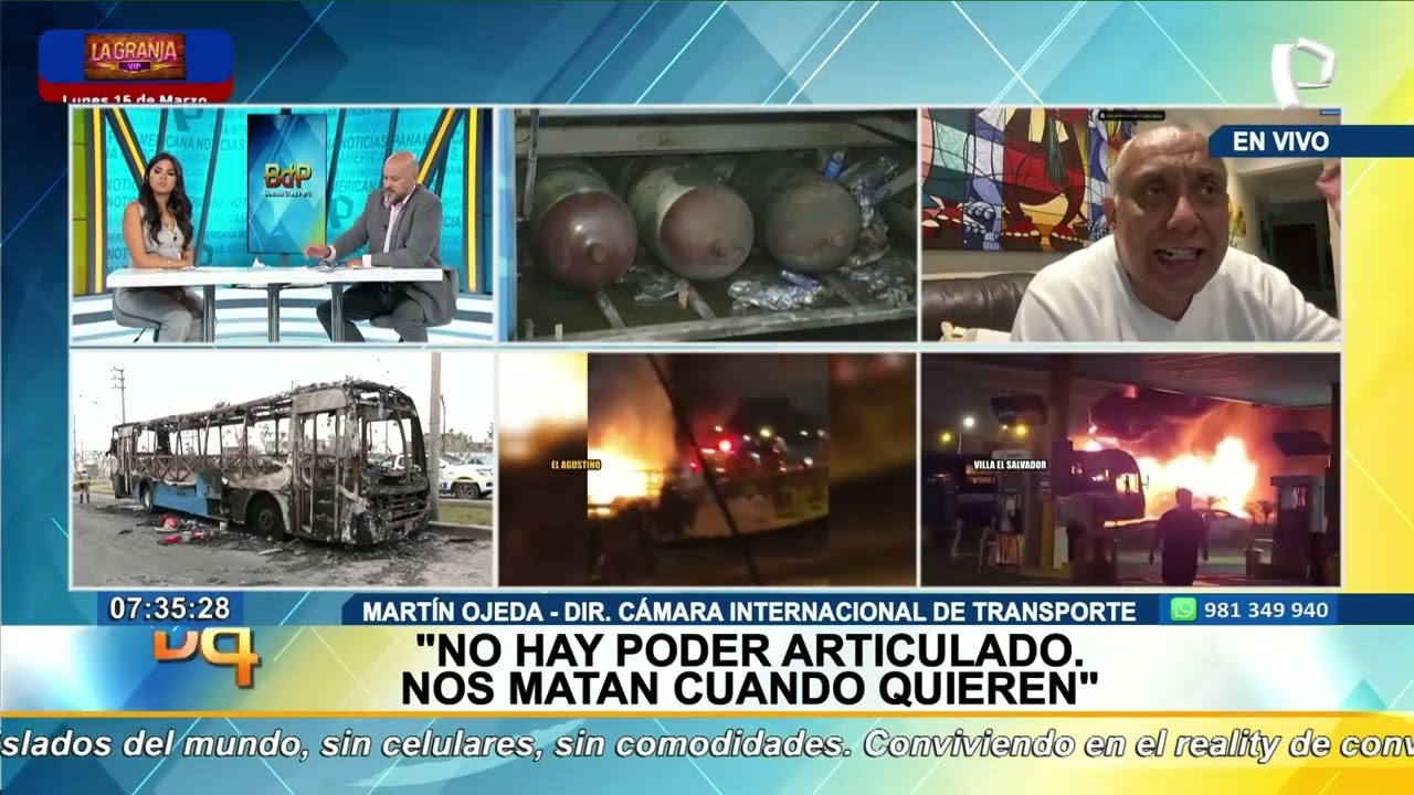 Martín Ojeda denuncia nueva ola de ataques contra buses