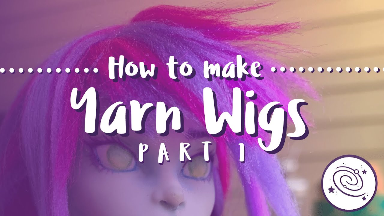 [Tutorial] Yarn Wig for Dolls - Part 1 Wefts