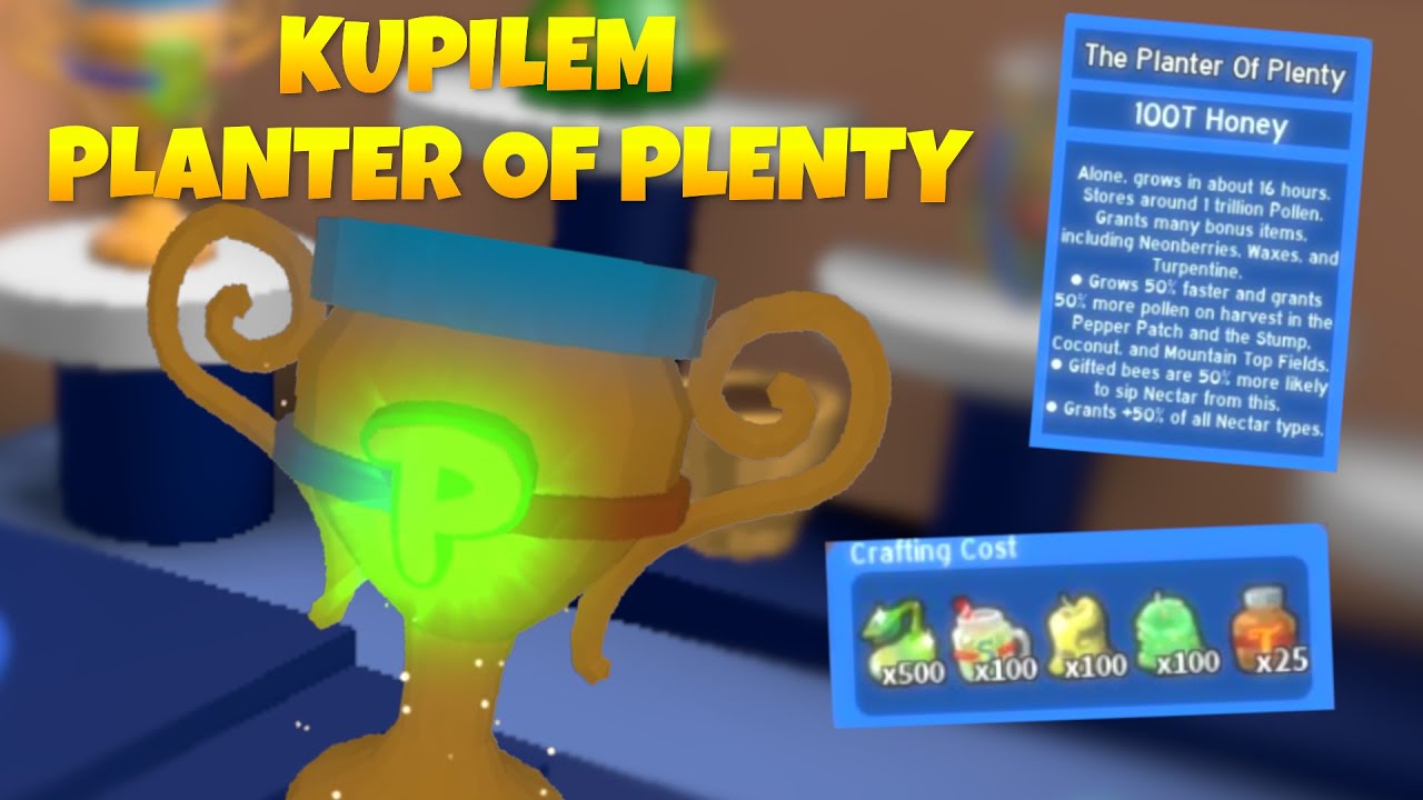 Kupiłem Planter of Plenty | Bee swarm simulator polska