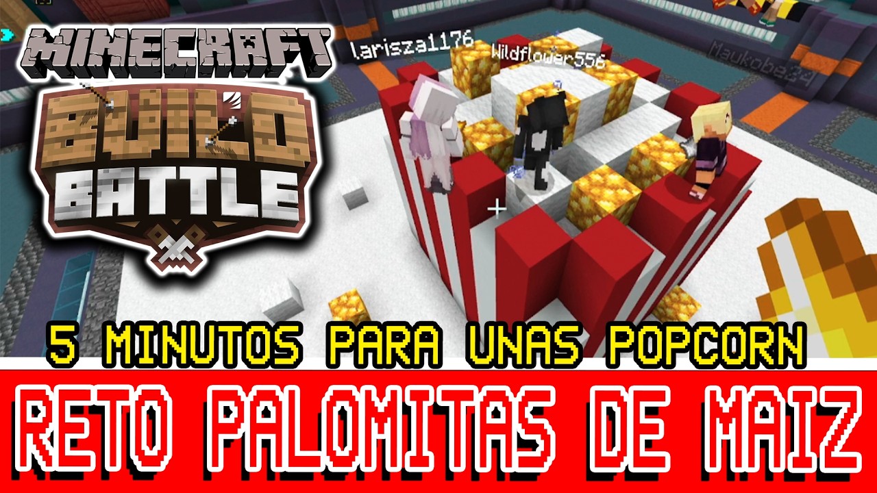 HICIMOS UNAS GRANDES  PALOMITAS DE MAIZ   (POPCORN)   l   BUILD BATTLE l  QUIEN GANARA???