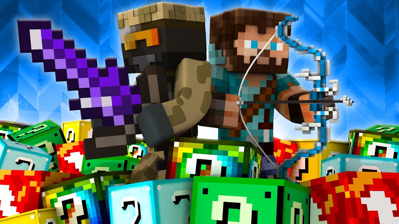 ZAGI VS FUNDUCK: Lucky Block Race! - Dansk Minecraft