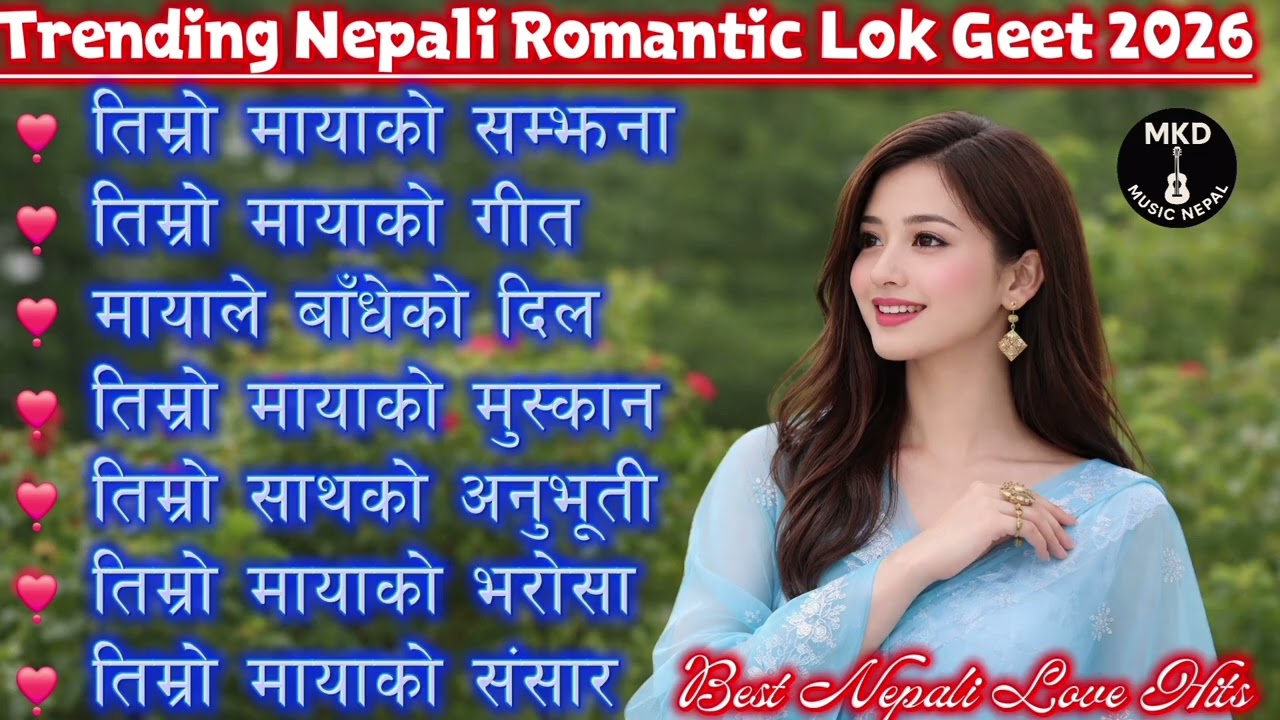 Best Nepali Folk Songs | Trending Nepali Romantic Lok Geet Collection | MKD Music Nepal 