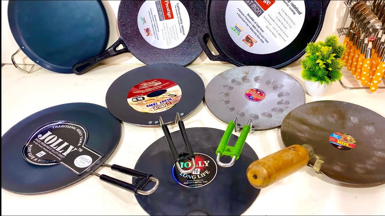🍳ALL TYPES OF ROTI IRON TAWA- SHAPE, COST & QUALITY Discussion Best Choice for You? For Roti & Dosa
